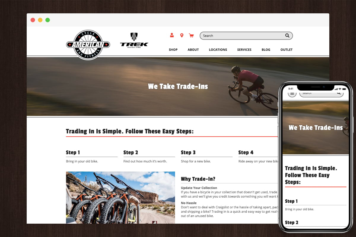 Trade-In Example - American Cycle & Fitness